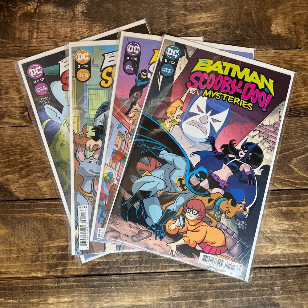 DC The Batman & Scooby-Doo Mysteries 2021 Lot Issues 2 3 4 5 Limited Series